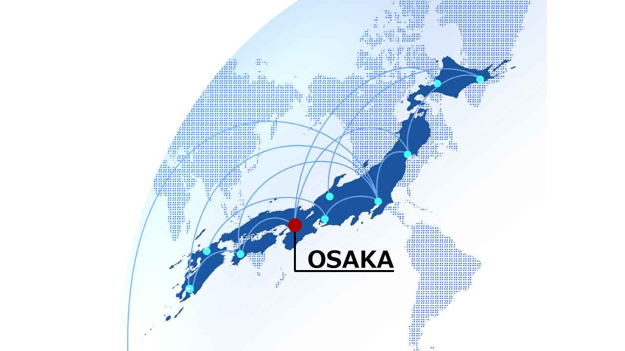 大阪のマップ